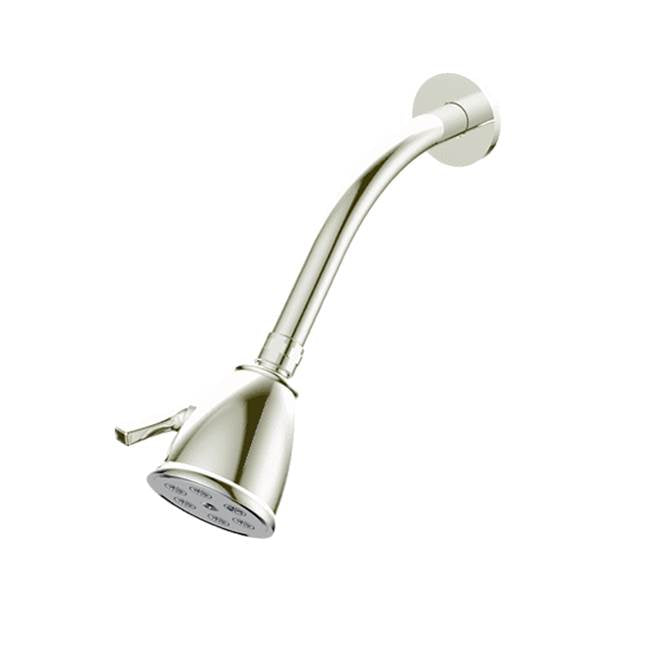Santec - Standard 6 Port Showerhead with Arm and Flange - Polished Nickel