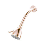 Santec - Standard 6 Port Showerhead with Arm and Flange - Polished Metallic Rose PVD