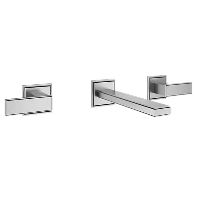 Santec - Wall Mount Widespread Lavatory - Satin Nickel
