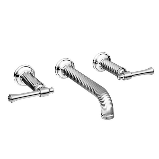 Santec - Wall Mount Widespread Lavatory - Satin Metallic Rose PVD
