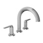 Santec - TRIM - Roman Tub Filler - Satin Metallic Rose PVD