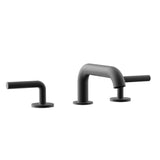 Santec - Widespread Lavatory Set - Matte Black