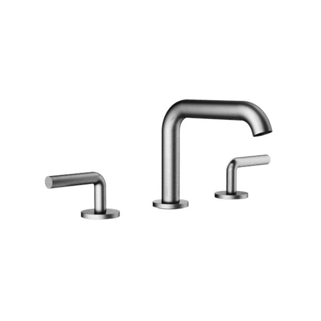 Santec - Widespread Lavatory Set W/Push-to-Open Drain Assembly - Satin Nickel