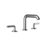 Santec - Widespread Lavatory Set W/Push-to-Open Drain Assembly - Satin Nickel