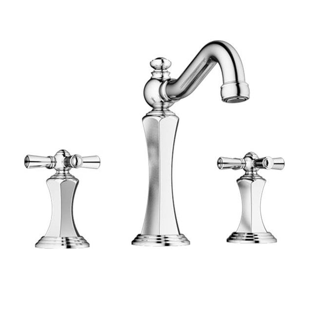 Santec - Widespread Lavatory Set - Satin Metallic Rose PVD