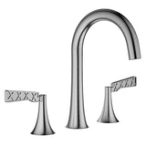 Santec - Widespread Lavatory Set - Satin Nickel