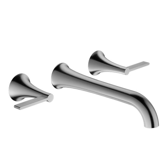 Santec - Wall Mount Widespread Lavatory - Satin Nickel