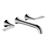 Santec - Wall Mount Widespread Lavatory - Matte Black