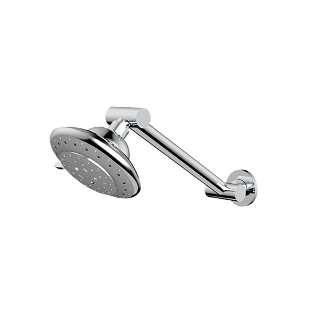 Santec - Multifunction Showerhead with Adjustable Arm and Flange - Satin Nickel