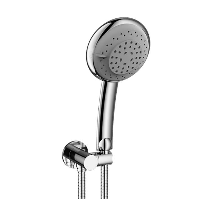Santec - Multifunction Hand Shower with Adjustable Bracket and Outlet - Polished Chrome