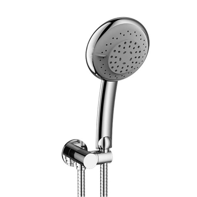 Santec - Multifunction Hand Shower with Adjustable Bracket and Outlet - Polished Chrome