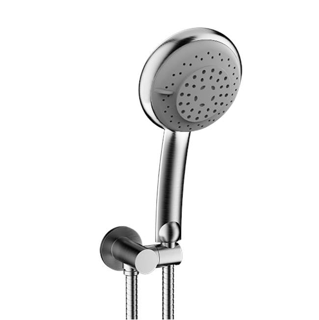 Santec - Multifunction Hand Shower with Adjustable Bracket and Outlet - Satin Nickel
