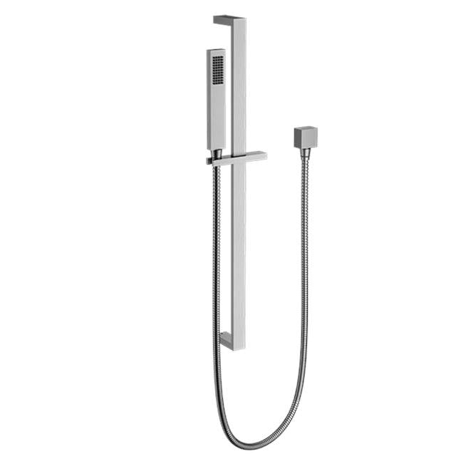 Santec - Hand Shower with Slide Bar and Supply Elbow - Satin Nickel