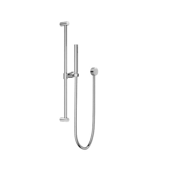 Santec - Hand Shower with Slide Bar and Supply Elbow - Satin Brass