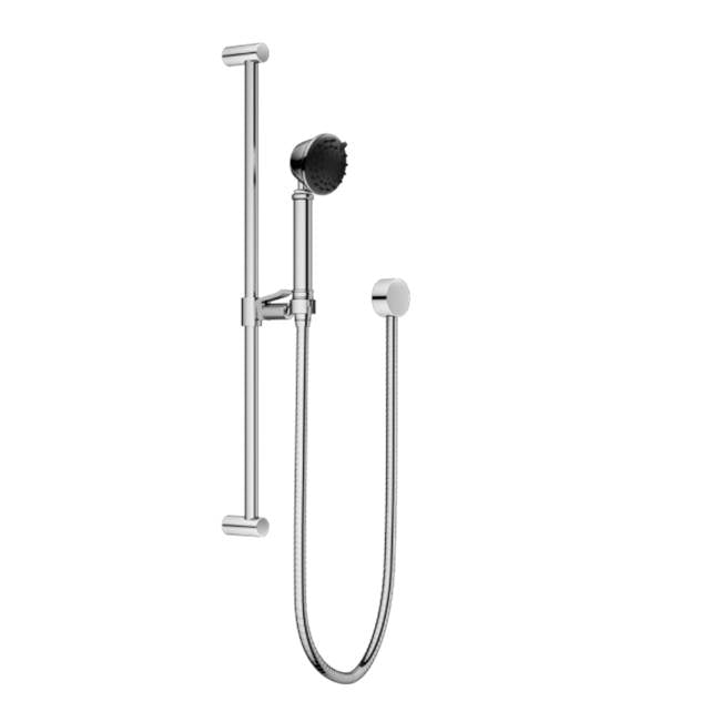 Santec - Multifunction Hand Shower with Slide Bar and Supply Elbow - Satin Metallic Rose PVD