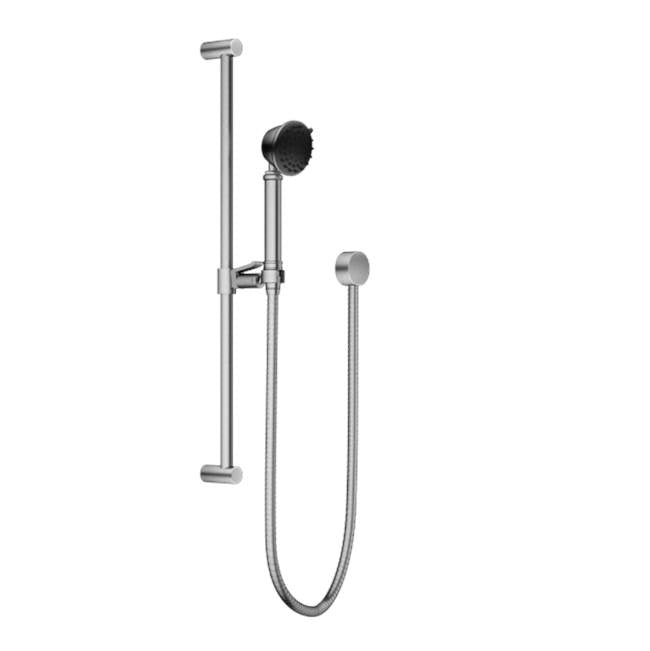 Santec - Multifunction Hand Shower with Slide Bar and Supply Elbow - Satin Nickel