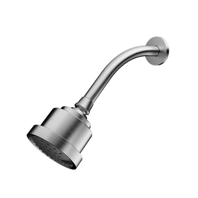 Santec - Multifunction Cylindrical Showerhead with Arm and Flange - Satin Nickel