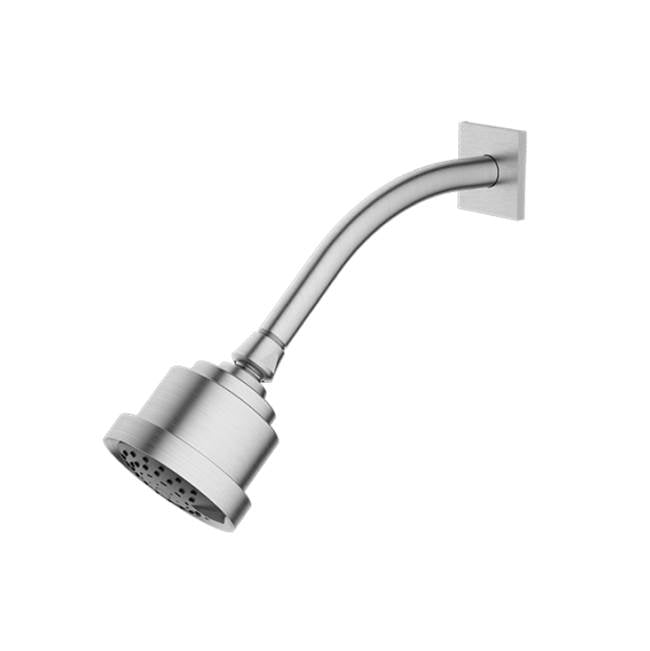 Santec - Multifunction Cylindrical Showerhead with Arm and Flange - Satin Nickel