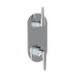 Santec - TRIM (Non-Shared Function) - 1/2'' Thermostatic Trim with Volume Control and 2-Way Diverter - Polished Chrome