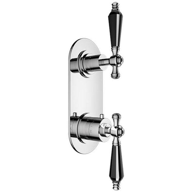 Santec - TRIM - 1/2'' Thermostatic Trim with One Way Volume Control - Satin Metallic Rose PVD