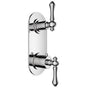 Santec - TRIM (Shared Function) - 1/2'' Thermostatic Trim with Volume Control and 2-Way Diverter - Satin Nickel