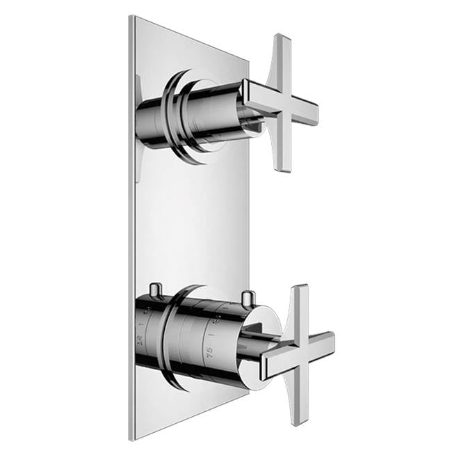 Santec - TRIM - 1/2'' Thermostatic Trim with One Way Volume Control - Satin Nickel