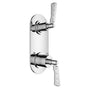 Santec - TRIM (Non-Shared Function) - 1/2'' Thermostatic Trim with Volume Control and 3-Way Diverter - Matte Black