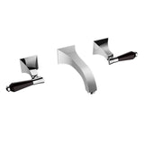 Santec - Wall Mount Widespread Lavatory - Satin Metallic Rose PVD