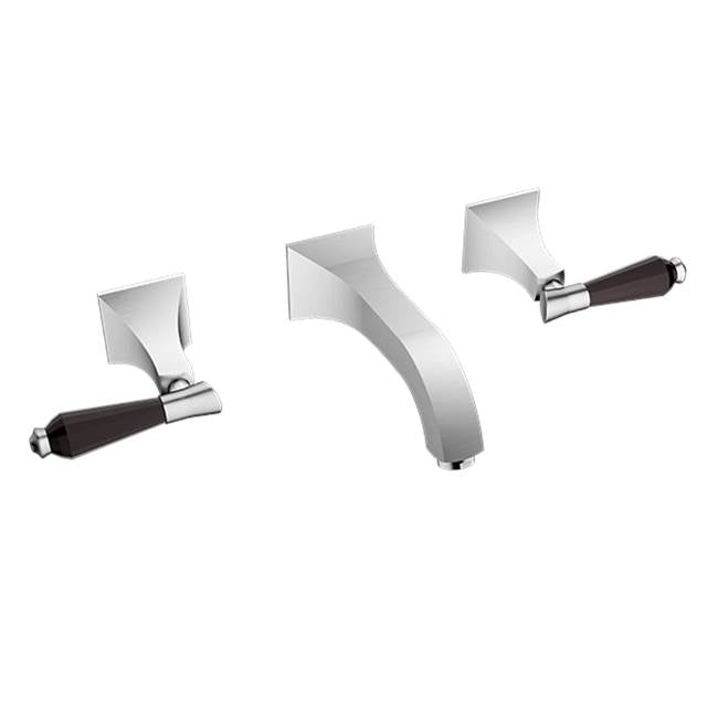 Santec - Wall Mount Widespread Lavatory - Satin Nickel