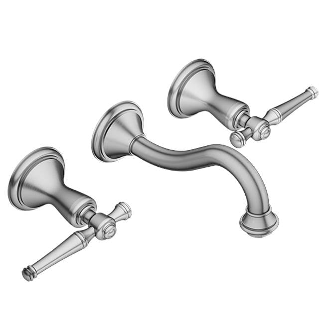 Santec - Wall Mount Widespread Lavatory - Satin Nickel