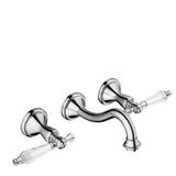 Santec - Wall Mount Widespread Lavatory - Satin Metallic Rose PVD