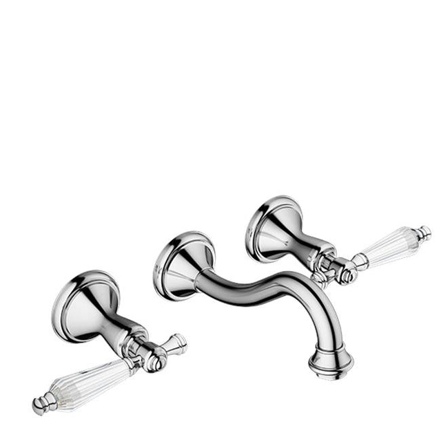Santec - Wall Mount Widespread Lavatory - Satin Metallic Rose PVD