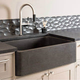 Stone Forest - Farmhouse Sink, All Honed - Noce Basalt