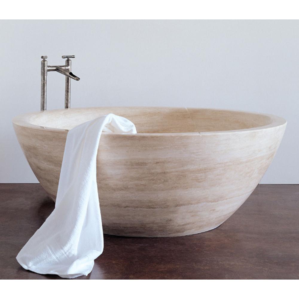 Stone Forest - Round Bathtub - Travertino Romano