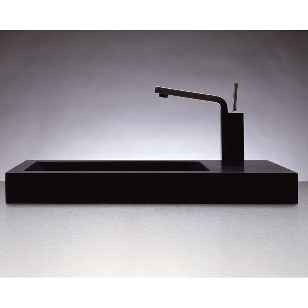 Stone Forest - Bento Vessel - Honed Black Granite