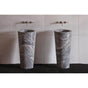 Stone Forest - Veneto Pedestal Sink - Cumulo Granite