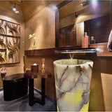 Stone Forest - Veneto Pedestal Sink - Multi-Color Onyx