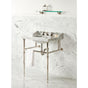Stone Forest - 3Pc Splash Set For 27'' Vintage Washbasin - Carrara Marble
