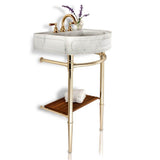 Stone Forest - Console Legs For Bordeaux Vanity - Polished Nickel