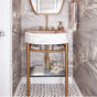 Stone Forest - Console Legs For Bordeaux Vanity - Aged Brass, Unlacquered