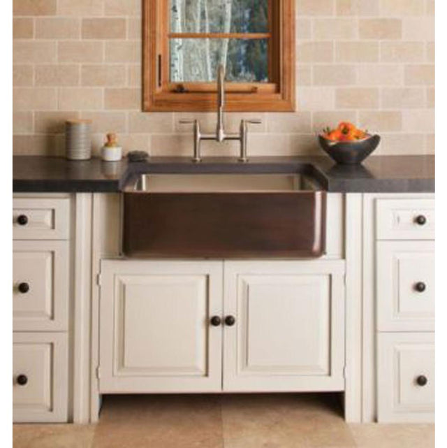 Stone Forest - Copper/Stainless Farmhouse Sink - Copper/Stainless
