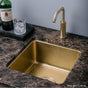 Stone Forest - Bar Sink, Hammered - Brushed Brass