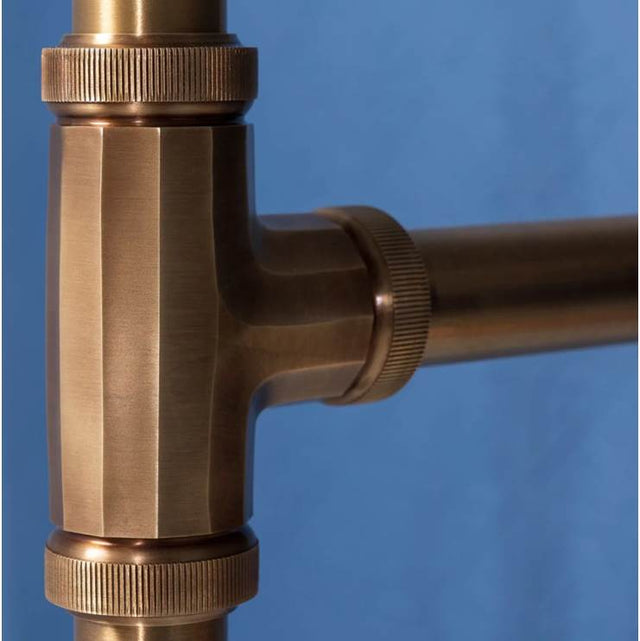 Stone Forest - Facet Elemental Vanity Legs, For 24''X22'' Or 36''X22'' Sinks.  Not For Trough Consoles - Aged Brass