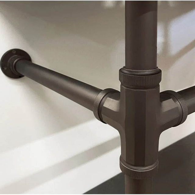 Stone Forest - Facet Elemental Vanity Legs, For 26''X15'' Sinks, Milano And Lumbre - Matte Black