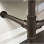 Stone Forest - Facet Elemental Vanity Legs, For 26''X15'' Sinks, Milano And Lumbre - Matte Black