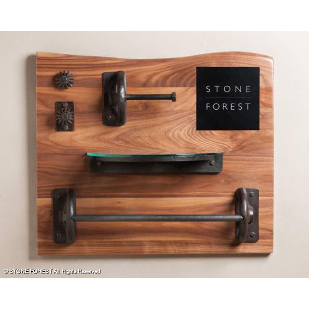 Stone Forest - Industrial Towel Bar - Iron