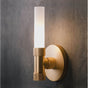 Stone Forest - Elemental Classic Tee Sconce, 4W Led Dimmable Bulb, 120V - Aged Brass