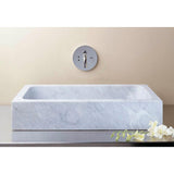 Stone Forest - Milano Vessel - Carrara Marble