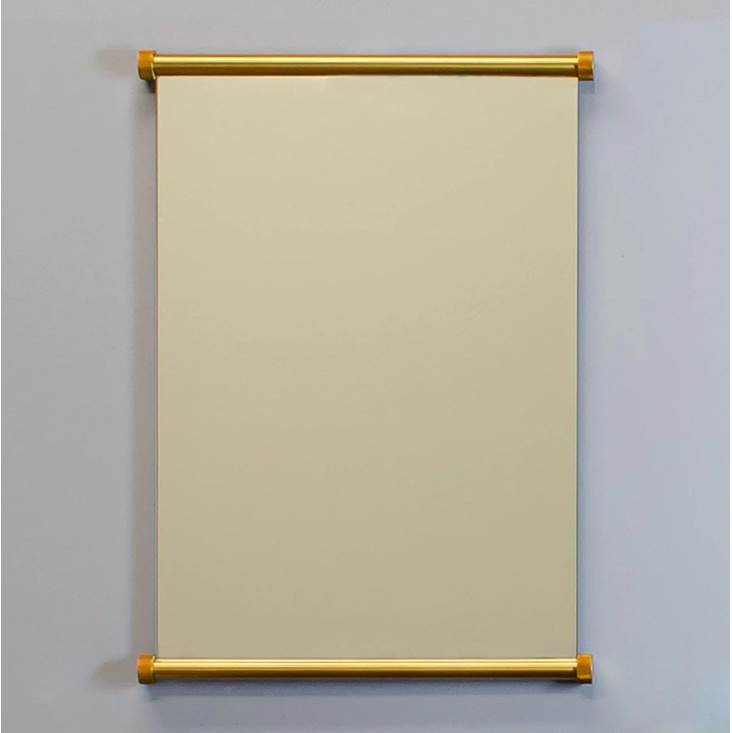 Stone Forest - Facet Elemental Mirror - Aged Brass