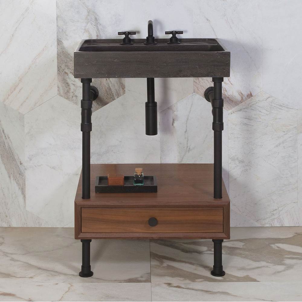 Elemental Drawer Vanity, 24'' W, With 6'' H Drawer